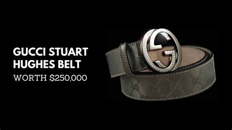 most expensive item from gucci|gucci stuart hughes belt price.